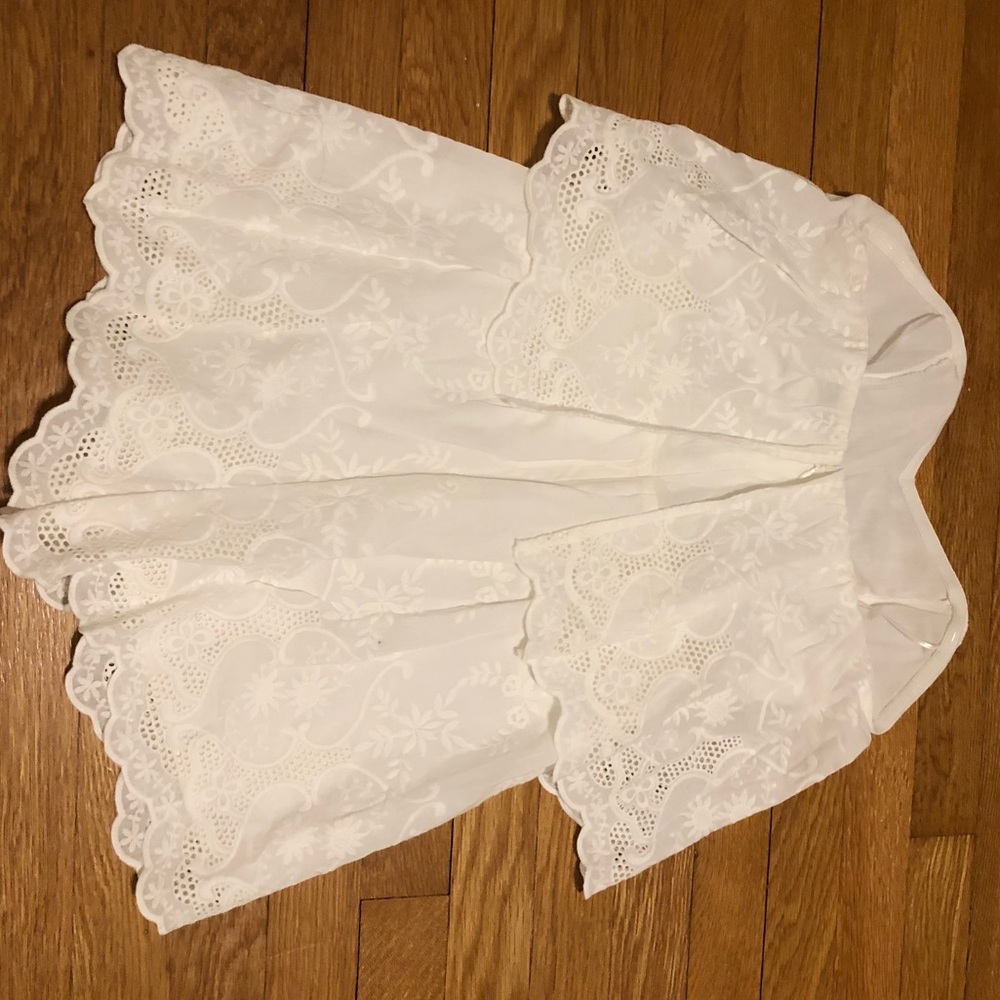 White strapless romper. SZ SM - NWT - Picture 4 of 6